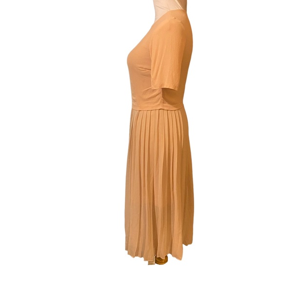 Zara Pleated Ballet Pink Dress - Picture 6 of 8
